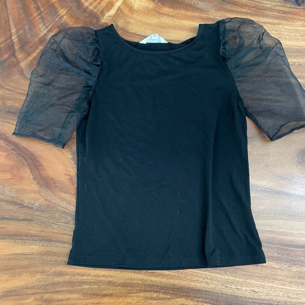 BB Dakota by Steve Madden Blouse with Puff Sleeves